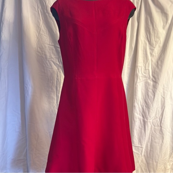 Chaps red crepe sleeveless dress - Picture 1 of 11